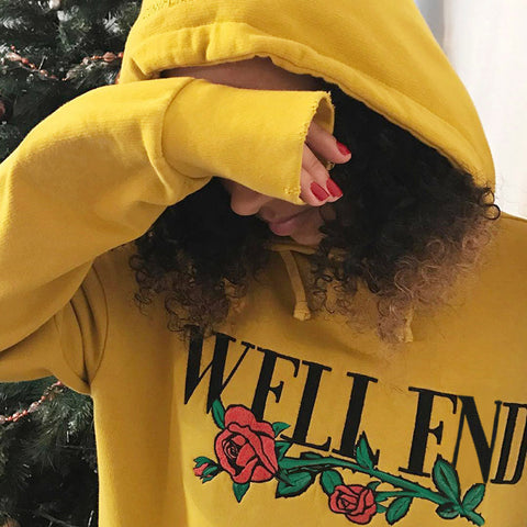 Fashion Yellow Sweatshirt