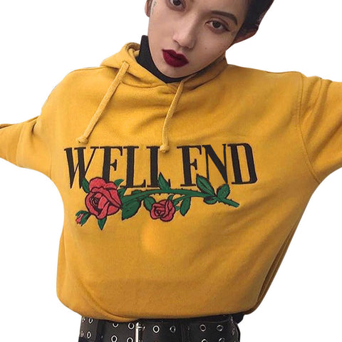 Fashion Yellow Sweatshirt