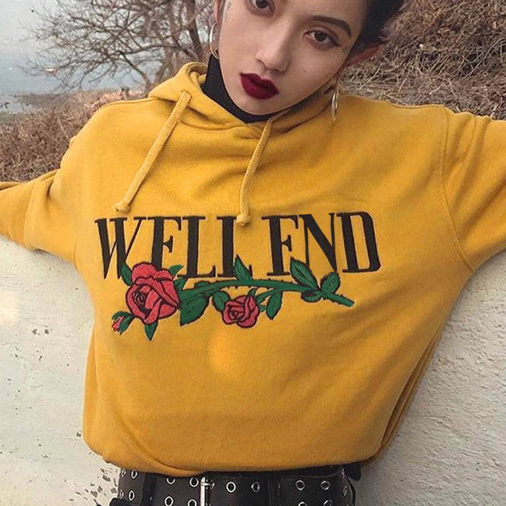 Fashion Yellow Sweatshirt