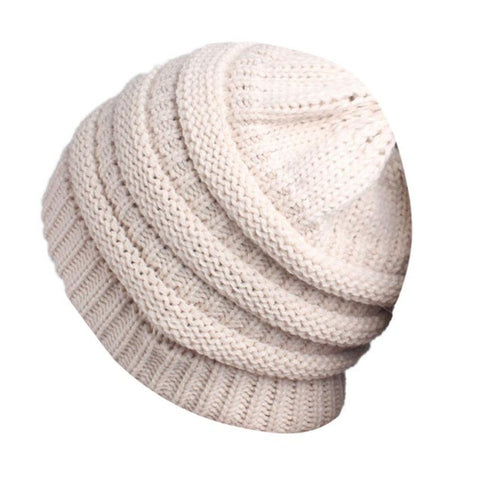Knitted Beanie - Wrap Cap