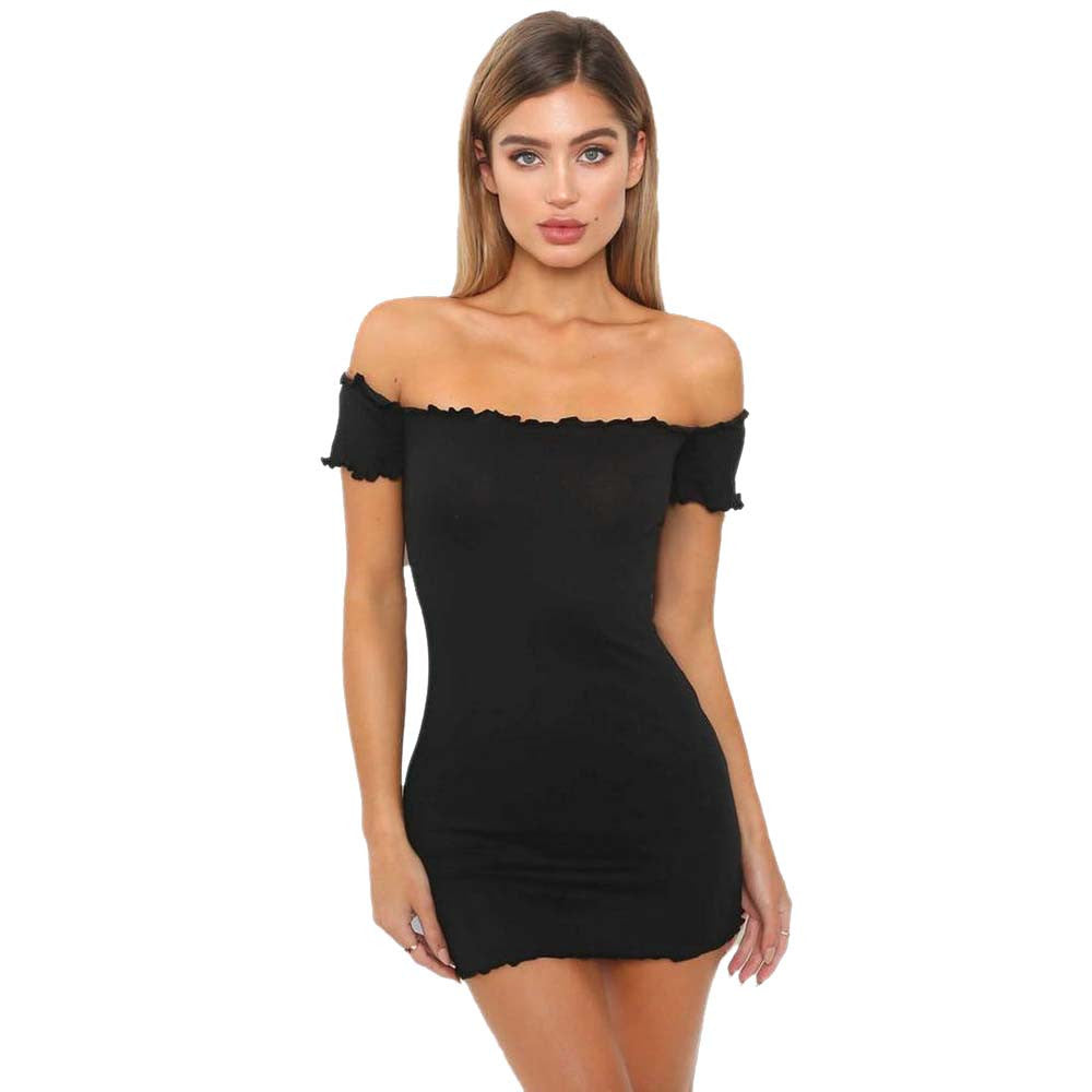 Womens Off Shoulder Mini Dress