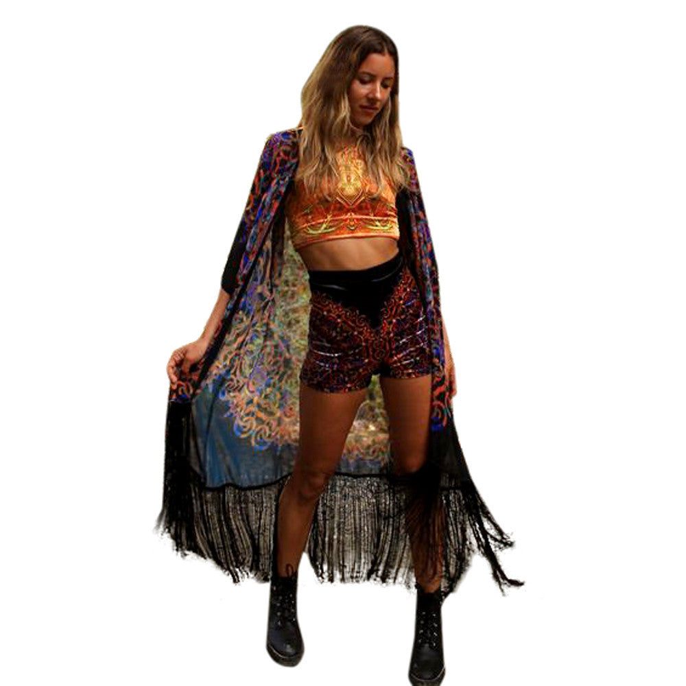 Women Floral Print Chiffon