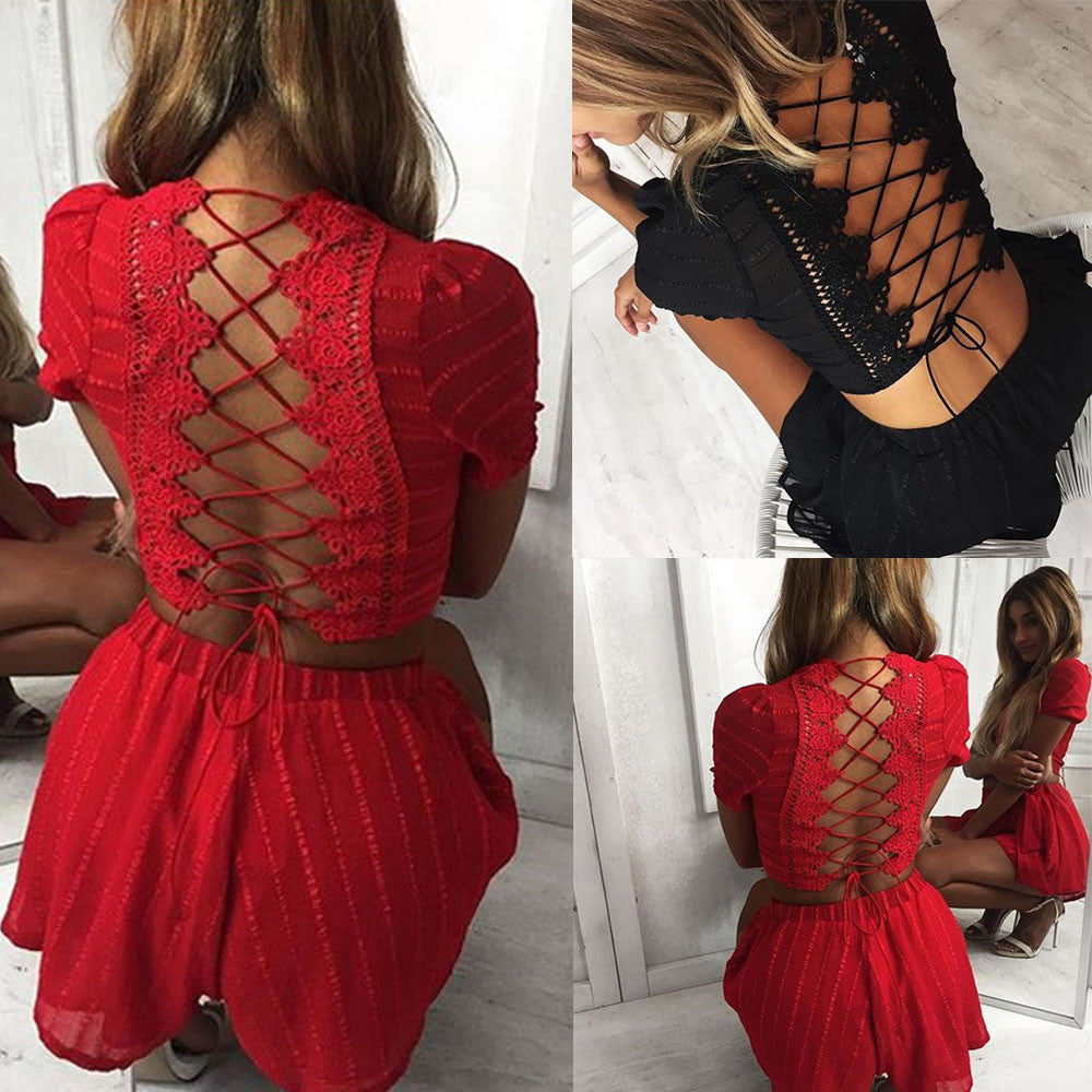 Womens Halter Shorts