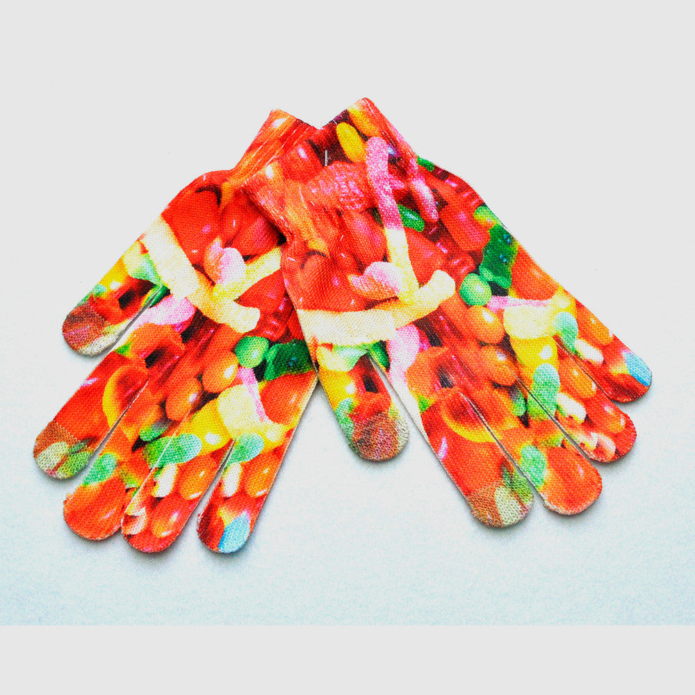 Winter Warm 3D Print Knitted Gloves