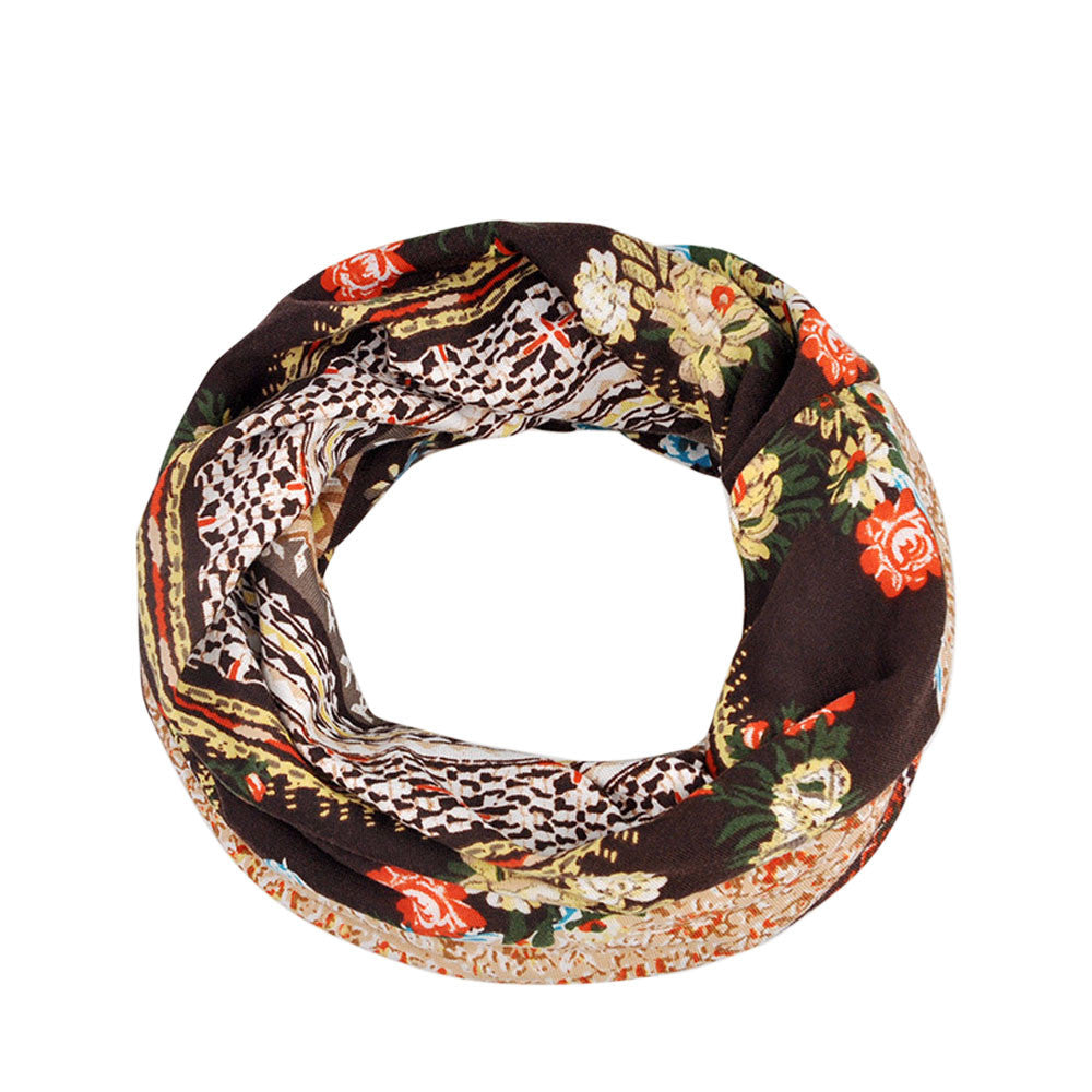 Unisex Print Hat Ruffle Beanie