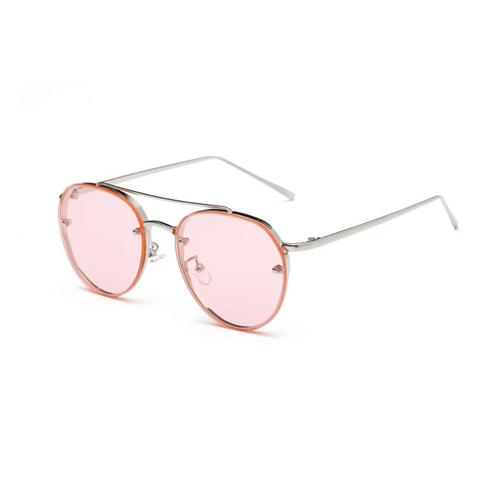 Women Fashion Circular Sunglasses