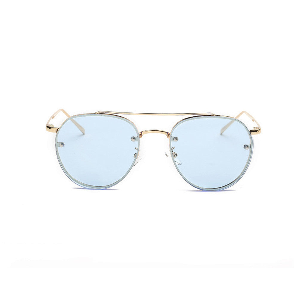 Women Fashion Circular Sunglasses