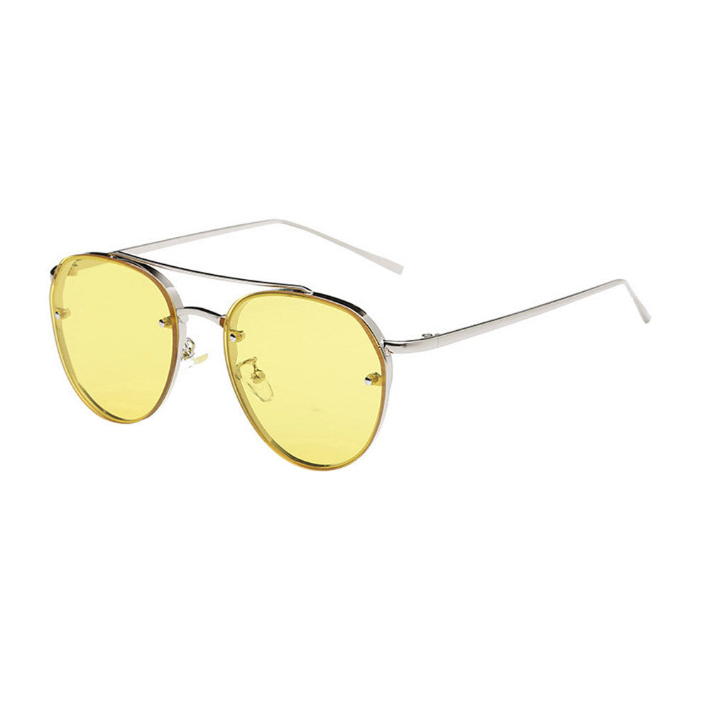 Women Fashion Circular Sunglasses