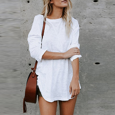 Plus Size Women's Long Sleeve Chic Blouse