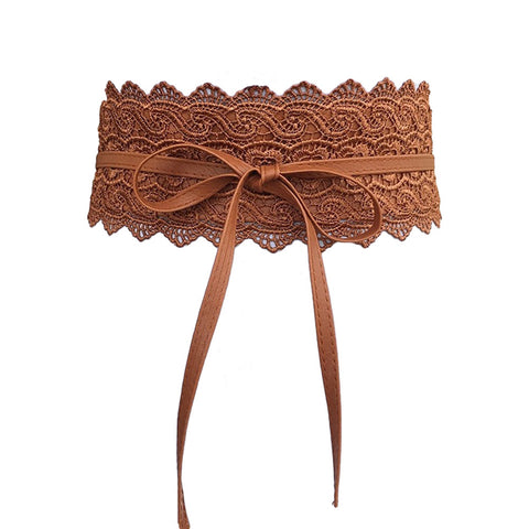 Womens Lace Waist Belt