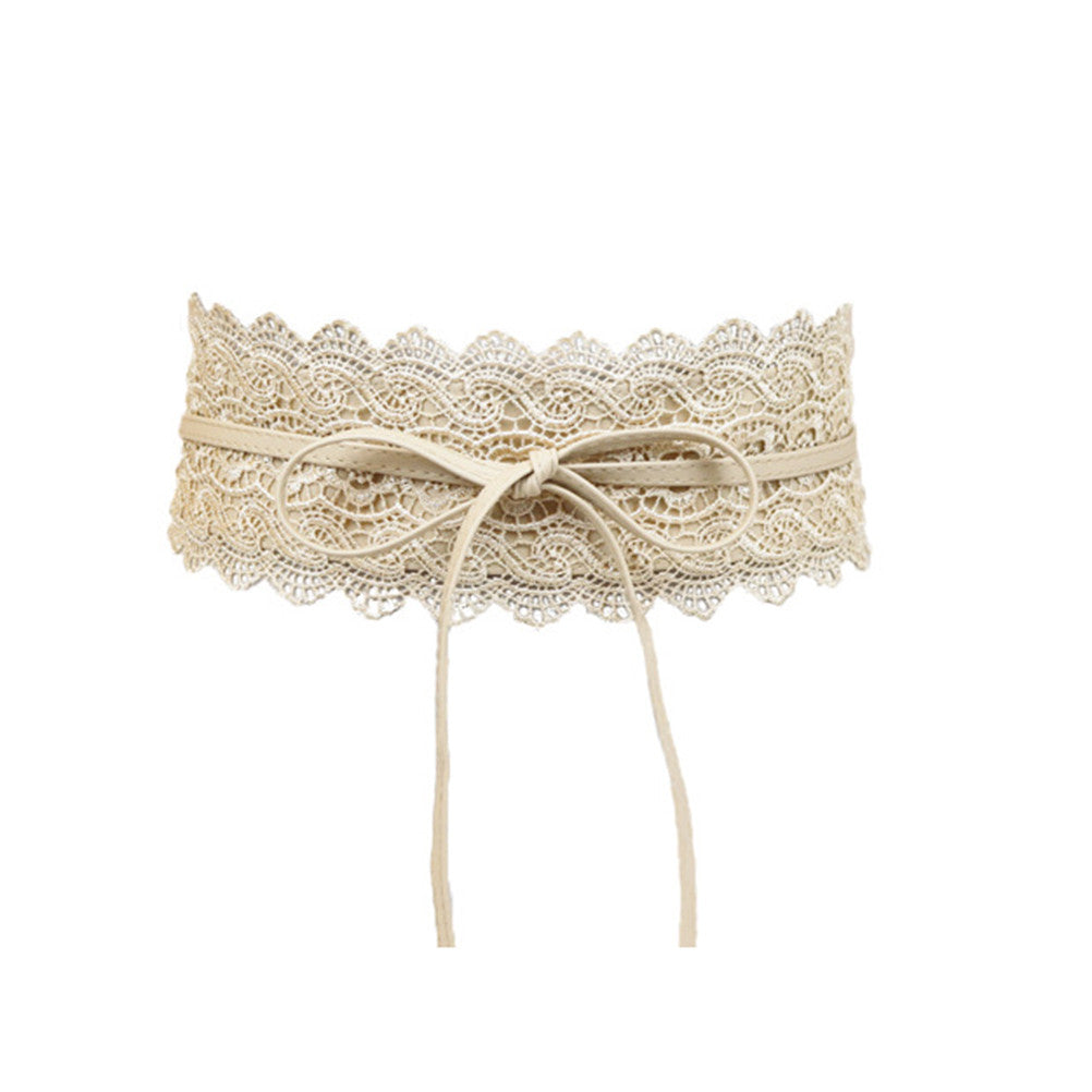 Womens Lace Waist Belt